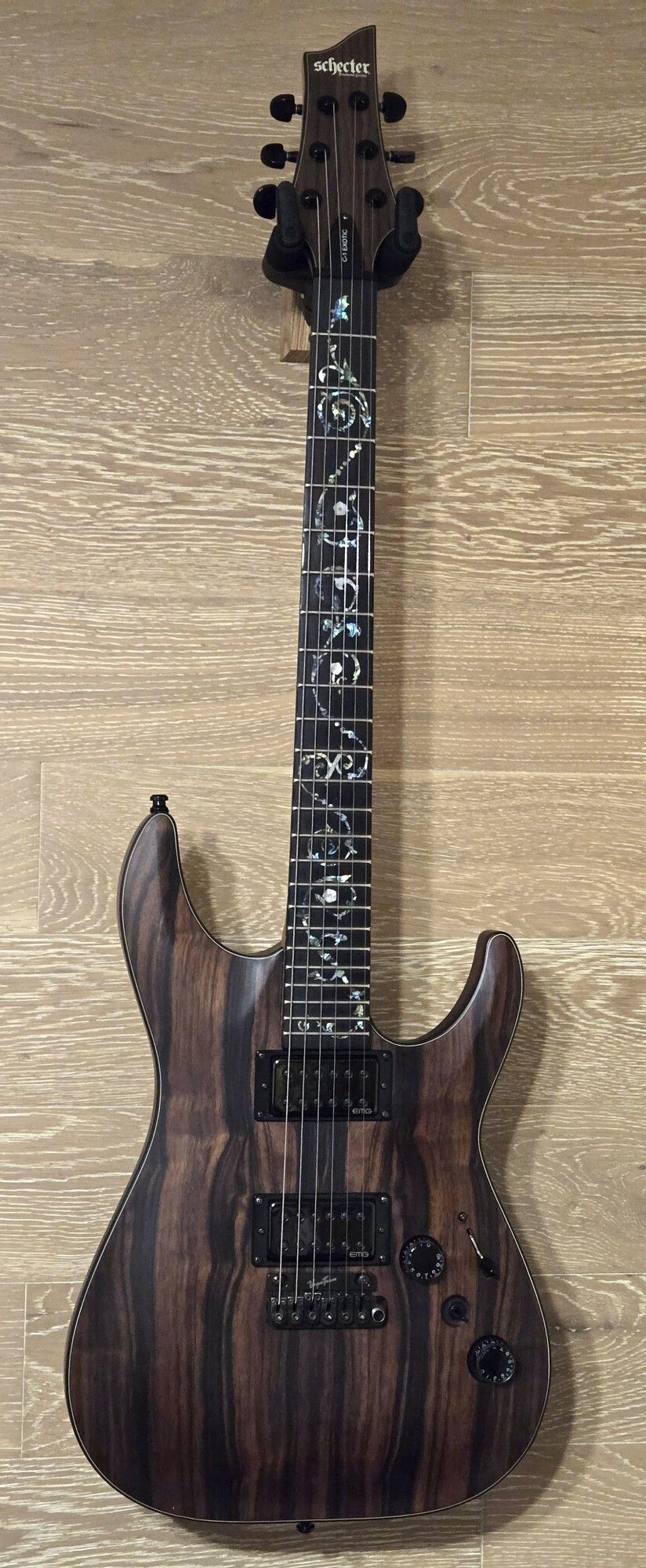Schecter C-1 Exotic Ebony mint 