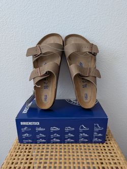 New Birkenstock Arizona Sandals Tabacco Brown Size W10 M8 Unisex