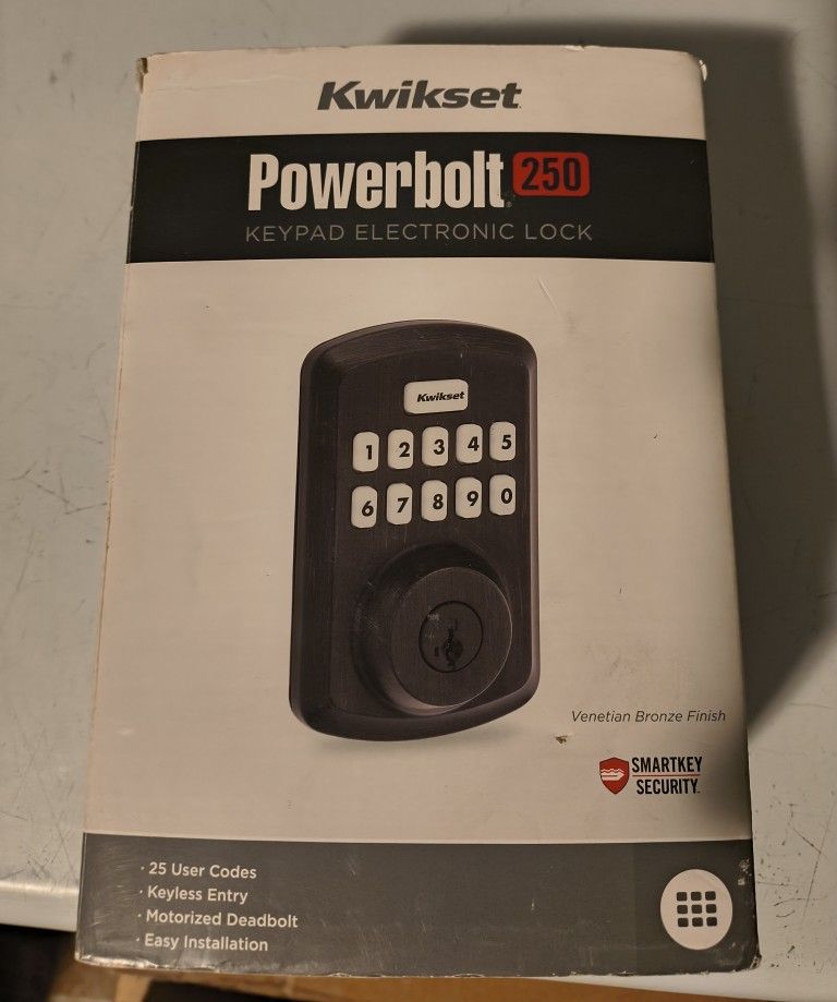 Kwikset Powerbolt Deadbolt Smart key Keypad