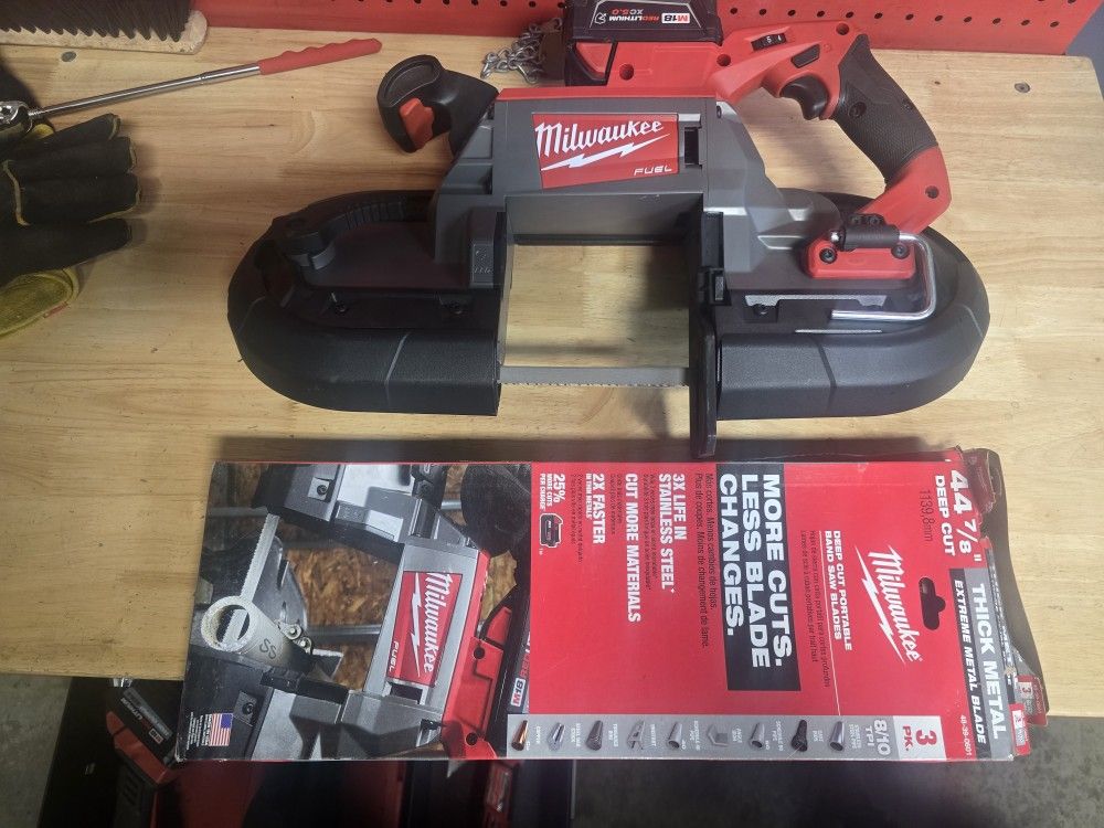 Milwaukee Bandsaw Dual Trigger