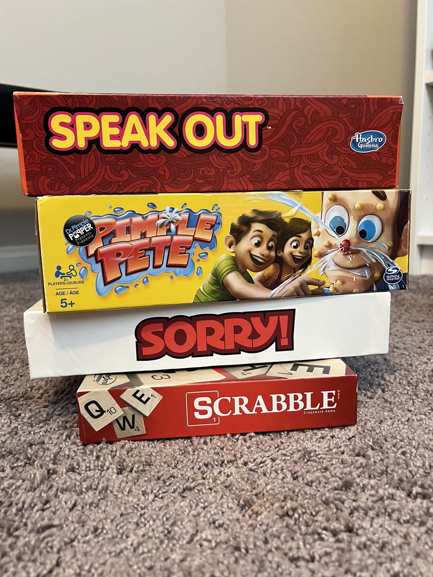 Set Of 4 Family Board Games
