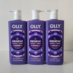 3 Olly Body Wash Jasmine Bergamot