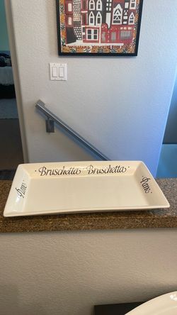 Ceramic Bruschetta Serving Tray
