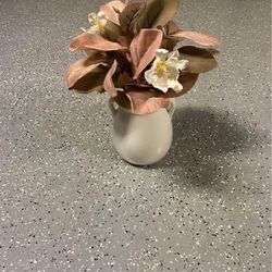 17" x 8" Artificial Magnolia Leaf Arrangement in Ceramic Pot - Threshold™