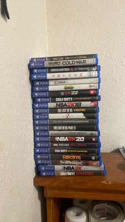 21 PS4 Games - 10 Each
