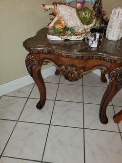 2 Marble tables only