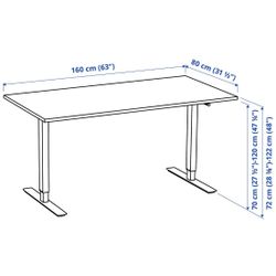 Ikea Desk Troten- White 