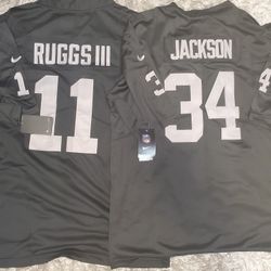 Bo Jackson & Henry Ruggs 3rd Raiders Jersey 