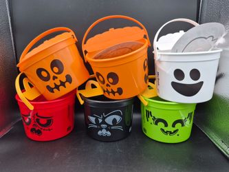 Lot of 6 McDonald's Boo Buckets, 2023 & 2025