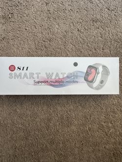 S11 Smart Watch – Black, Fitness & Notifications (New)