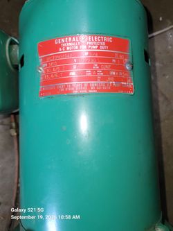 General Electric 3/4 HP AC Pump Duty Motor