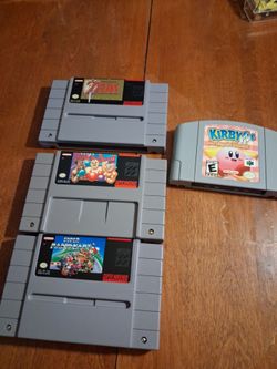Vintage Nintendo games $35 each authentic clean-in tested pick up in Glendale
