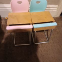 2 Desk To Use With Play Dolls In Great Condition Make Offer $$