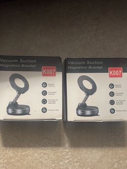 K007 Vacuum Suction Magnetic Phone Bracket – 2 Pack