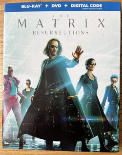The Matrix Resurrections Blue Ray DVD