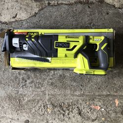 RYOBI ONE 18 V CORDLESS BRUSHLESS RECIPROCATING SAW ZALL 60 % FASTER CUTTING ORBITAL ACTION ON /OF SELECTOR BRAND NEW