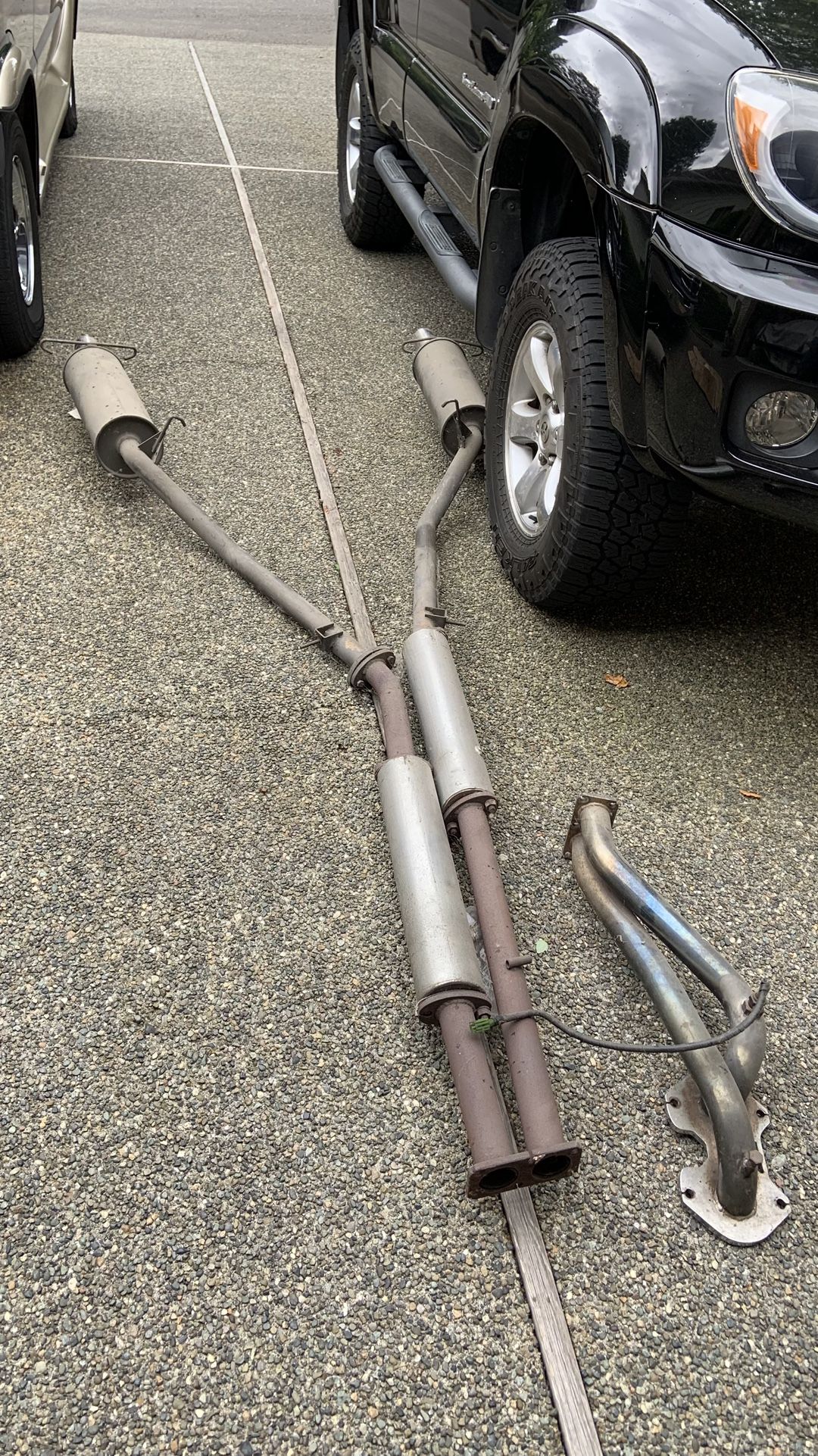 1986 Mazda RX7 Header And Dual Exhaust - Used