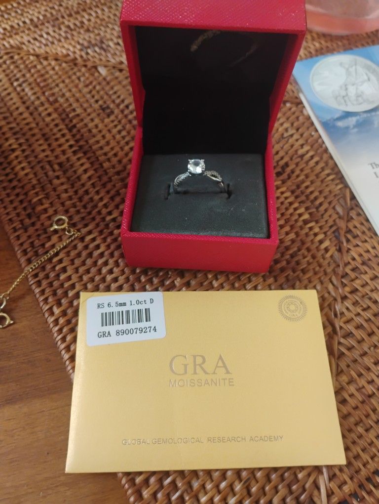 1 Ct Moissiante Ring