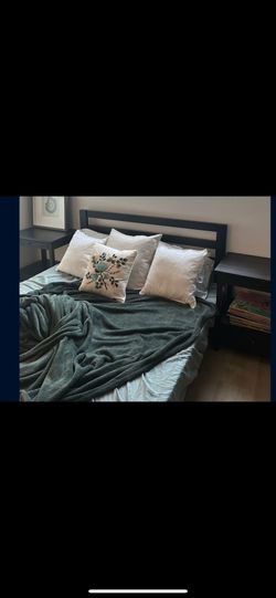 Black Metal bed Frame