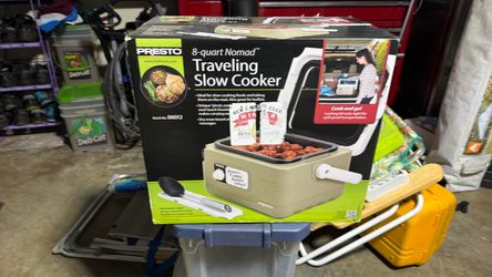 Presto 8qt traveling slow cooker new