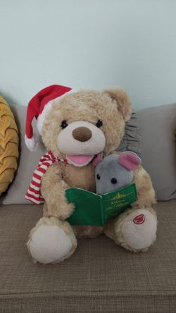 Christmas Bear & Mouse Talking/Moving Toy