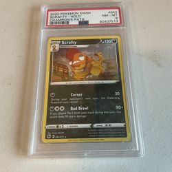 Pokémon Scrafty Holo 