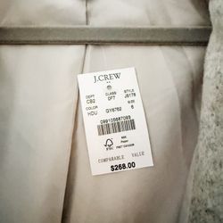 NEW WITH TAGS - JCREW Vail Parka - Size 6