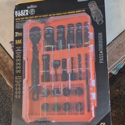 Klein Impact Deep Well Socket Set - NEW