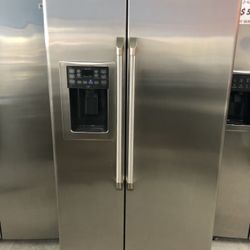 Stainless Counter Depth Side By Side Refrigerator 