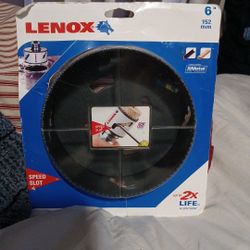 Lenox 6" holesaw bit