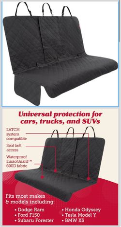Waterproof backseat cover for most suv