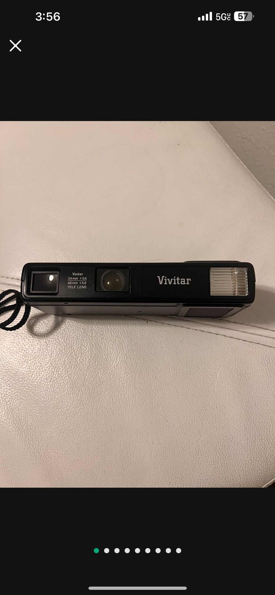 Vintage Vivitar Tele-Motor 845 Film Pocket Compact Camera With Flash