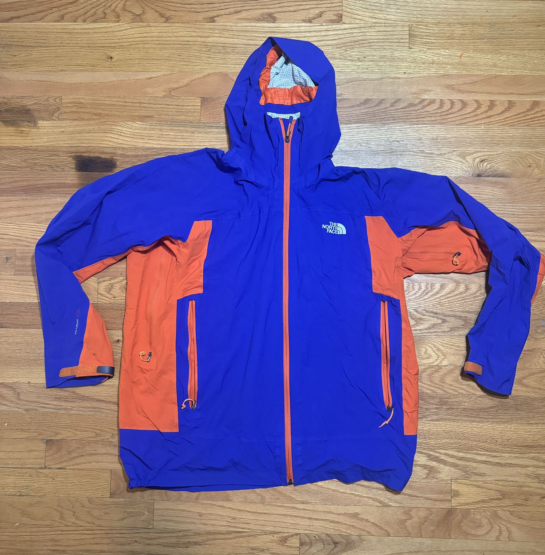 Vintage North Face Summit Series Gore Tex Mountain Parka Jacket Purple Orange XL
