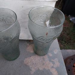 Set Of Coca Cola Collectible  Glasses 