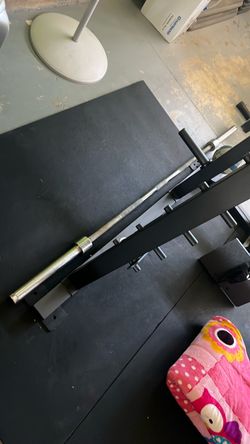 2” weight bar for bench