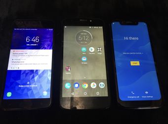 Android Phone Lot Of 3 Phones 