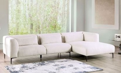 Brand New White Modern Style Sectional Sofa