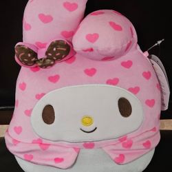 Squishmallows 8 Inch Sanrio Valentines Day Plush- My Melody 