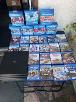 2020 PS4 Pro Playstation 4 1TB & 1 Sealed Control $180 firm. $20! Per Game. 3 for $50! 7 Games for $100!  Extra control $35!.
