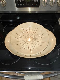 Pier 1 Stoneware Platter & Bowl