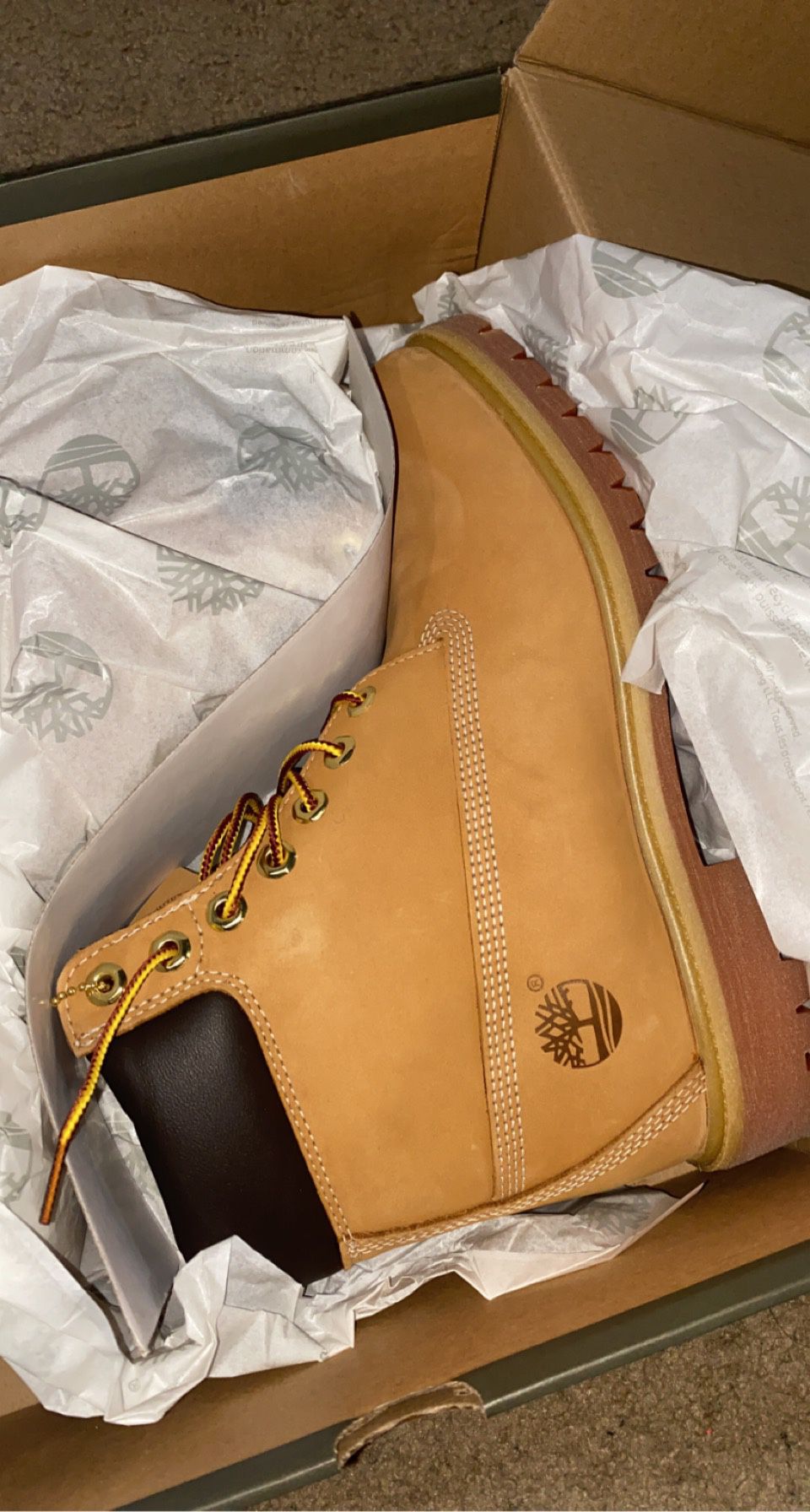 Timberland Wheat 6 Inch Boots