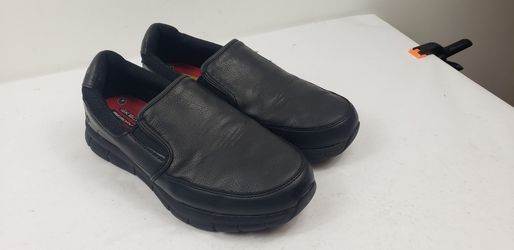 Skechers Mens 10.5 W Nampa Groton Slip  Resistant Memory Foam Work Shoes 77157