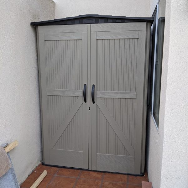 rubbermaid shed 5 x 2 for sale in san diego, ca - offerup