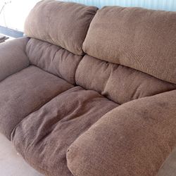 Brown Loveseat