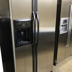 Kenmore  Refrigerator Side By Side Stainless Steel 