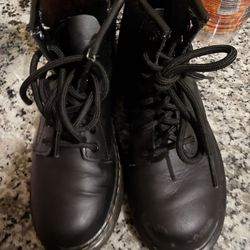 Kids Dr. Martens 1460 J black leather