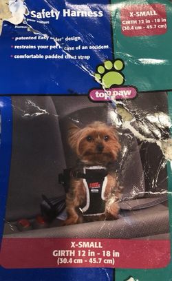 New small dog seatbelt harness