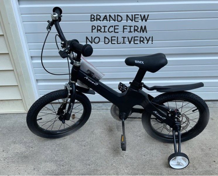 New, NiceC 16-Inch BMX Kids Bike, Black