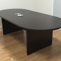8’ Ft. Meeting Table - Mocha Finish