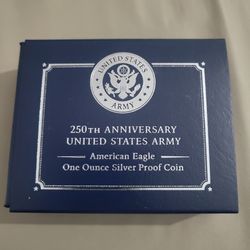 2025 250 anniversary United States Army American Eagle 1 oz silver proof coin